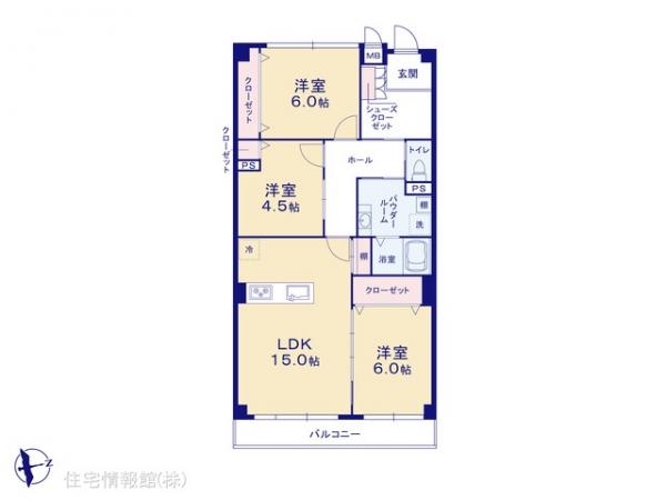 中古マンション 神奈川県横浜市港北区綱島西２丁目7-3 東急東横線綱島駅 3,780万円