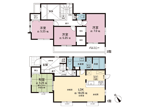 新築戸建 東京都町田市鶴川４丁目 小田急線鶴川駅 5,280万円