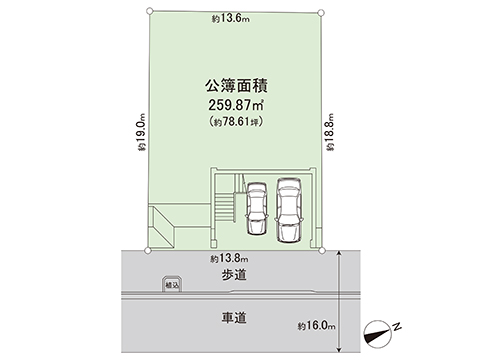 土地 町田市つくし野２丁目 東急田園都市線つくし野駅 6,180万円