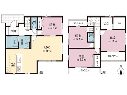 新築戸建 宇都宮市東峰町 宇都宮芳賀ライト線陽東３丁目駅 3,599万円