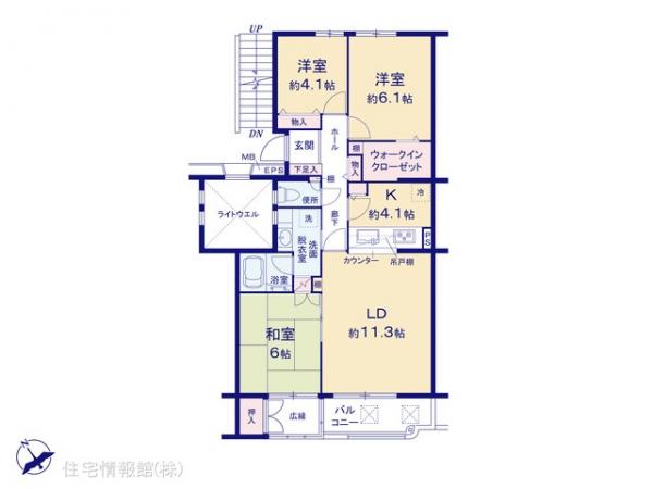 中古マンション 千葉県市川市南大野１丁目45-1 JR武蔵野線市川大野駅 998万円