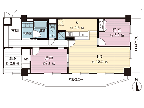中古マンション 府中市美好町２丁目 JR南武線分倍河原駅 5,180万円