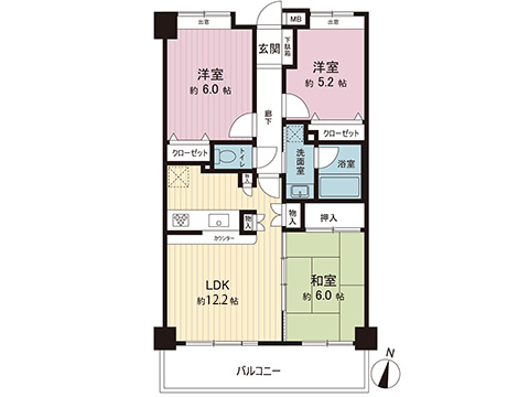 中古マンション 小田原市扇町１丁目 JR東海道本線(東京〜熱海)小田原駅 2,480万円