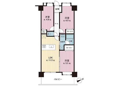 中古マンション 松戸市竹ケ花 千代田常磐線松戸駅 3,290万円
