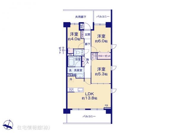 中古マンション 神奈川県横浜市南区高砂町２丁目22 横浜市営地下鉄ブルーライン吉野町駅 4,999万円