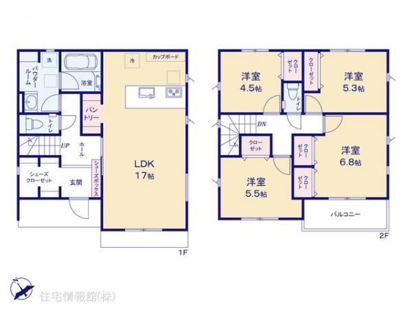 新築戸建 東京都町田市南大谷７丁目1241-3 小田急線玉川学園前駅 5,180万円