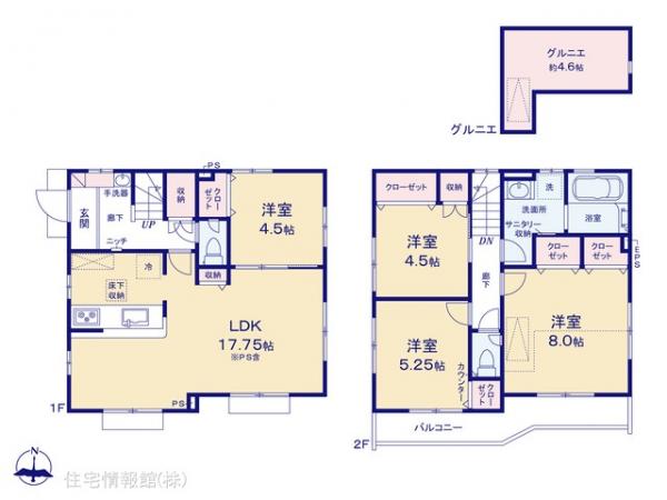 新築戸建 東京都日野市南平１丁目14-2 京王線高幡不動駅 4,580万円