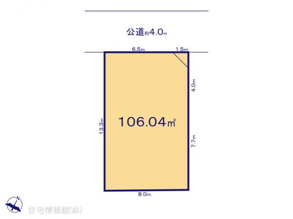 土地 東京都福生市大字熊川620-2 JR五日市線熊川駅 2,650万円