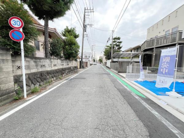 藤沢市片瀬海岸5期 前面道路含む現地写真