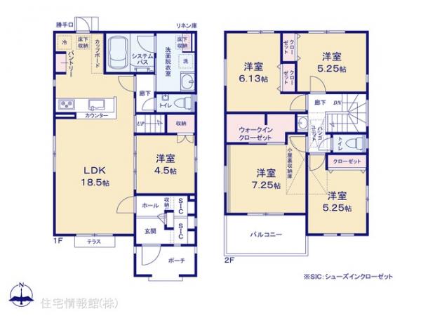新築戸建 東京都世田谷区砧７丁目5-15 小田急線祖師ヶ谷大蔵駅 1億4,800万円