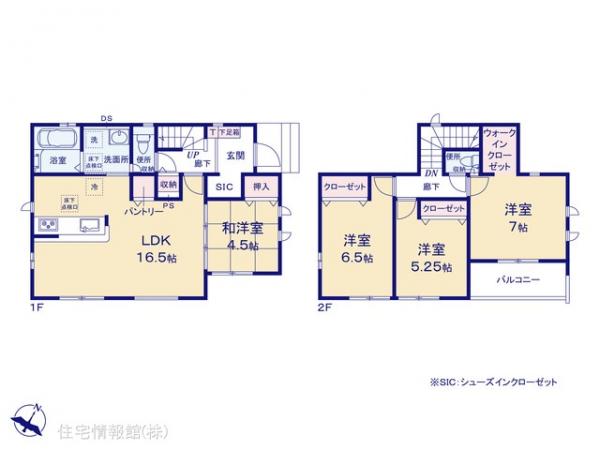 新築戸建 千葉県船橋市高野台４丁目681-87 新京成電鉄線二和向台駅 3,290万円