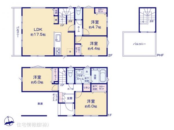 新築戸建 神奈川県横浜市鶴見区北寺尾７丁目19-21 JR横浜線菊名駅 5,080万円