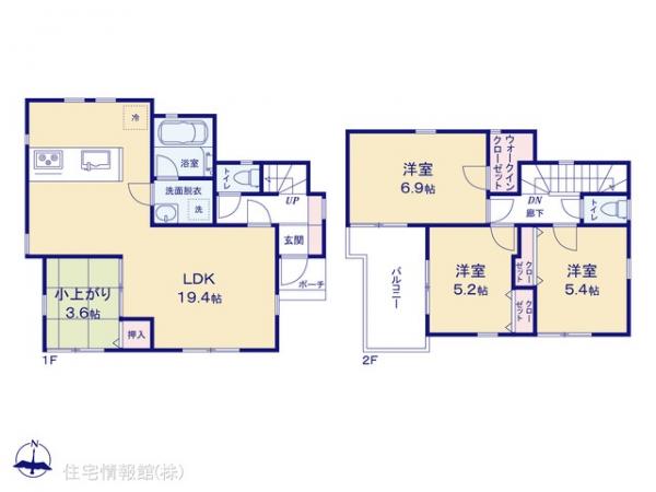 新築戸建 神奈川県横浜市瀬谷区阿久和東２丁目 相鉄本線希望ヶ丘駅 3,280万円