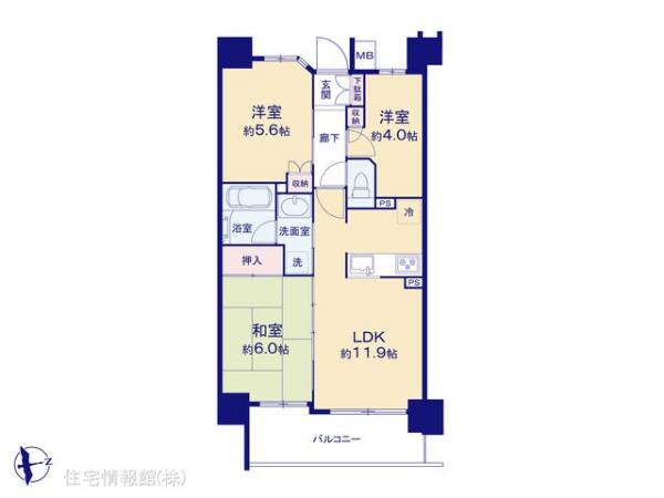 中古マンション 東京都足立区柳原２丁目6-4 千代田線北千住駅 6,980万円