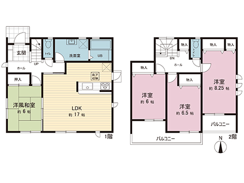 新築戸建 宇都宮市鶴田町 JR日光線鶴田駅 3,390万円