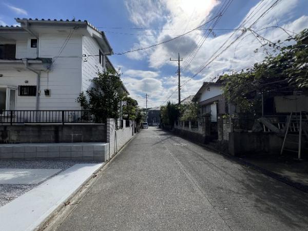 坂戸市西坂戸2期 前面道路含む現地写真