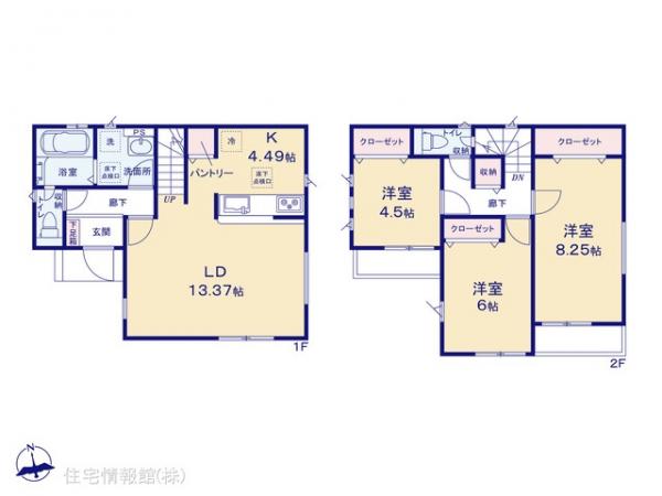 新築戸建 神奈川県横浜市瀬谷区阿久和西３丁目 相鉄本線三ツ境駅 4,390万円