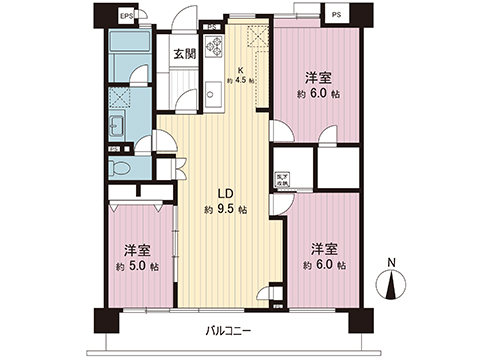 中古マンション 茅ヶ崎市幸町 JR東海道本線(東京〜熱海)茅ヶ崎駅 4,380万円
