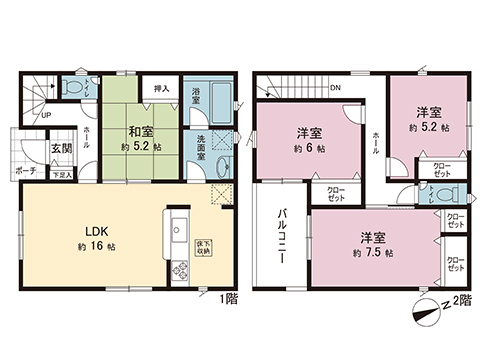 新築戸建 千葉市中央区川戸町 京成千原線大森台駅 2,588万円