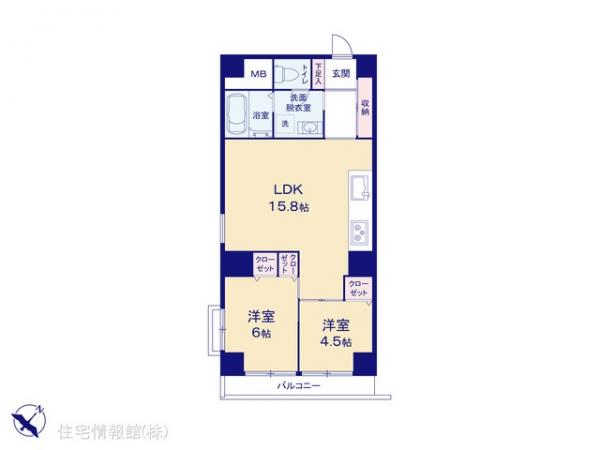 中古マンション 千葉県柏市南柏１丁目 千代田常磐線南柏駅 1,499万円