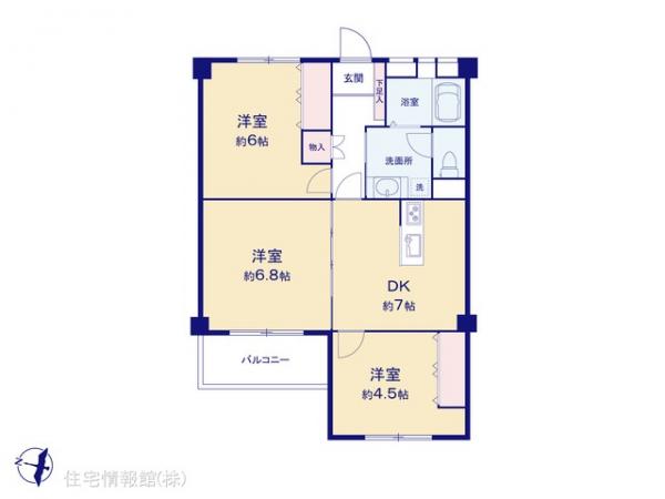 中古マンション 埼玉県さいたま市浦和区元町２丁目29-6 JR京浜東北線北浦和駅 1,880万円