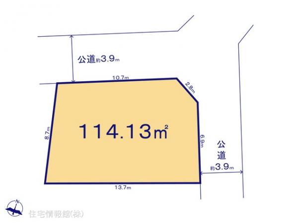 土地 千葉県鎌ケ谷市東道野辺４丁目514-104 新京成電鉄線鎌ケ谷大仏駅 1,999万円