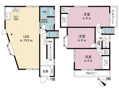 中古戸建 横浜市南区別所５丁目 京急本線上大岡駅 2,899万円