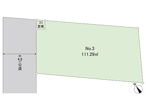 土地 交野市倉治６丁目 JR学研都市線津田駅 2,140万円