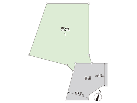 土地 平塚市南原３丁目 JR東海道本線(東京〜熱海)平塚駅 1,980万円
