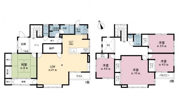中古戸建 厚木市森の里４丁目 小田急線愛甲石田駅 3,299万円