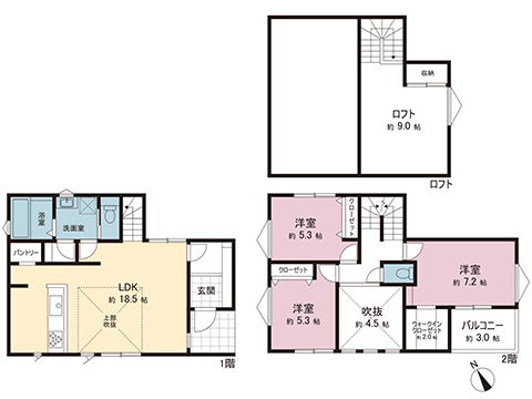 新築戸建 海老名市杉久保南３丁目 JR相模線社家駅 3,680万円