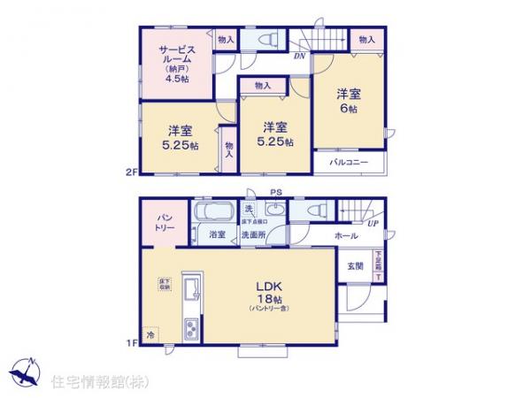 新築戸建 埼玉県春日部市粕壁東６丁目2 東武野田線藤の牛島駅 3,090万円