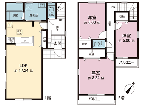 新築戸建 相模原市南区東大沼２丁目 JR横浜線古淵駅 3,780万円