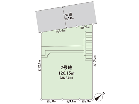 土地 町田市西成瀬３丁目 JR横浜線成瀬駅 2,780万円