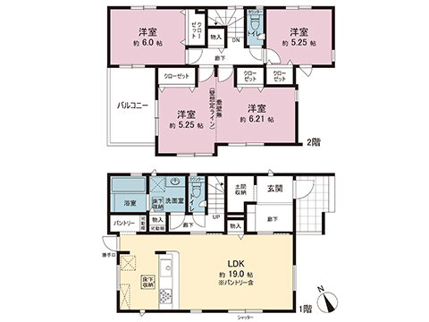 新築戸建 北葛飾郡松伏町大字松伏 東武伊勢崎線北越谷駅 3,290万円