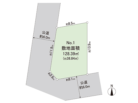 土地 平塚市花水台 JR東海道本線(東京〜熱海)平塚駅 3,380万円
