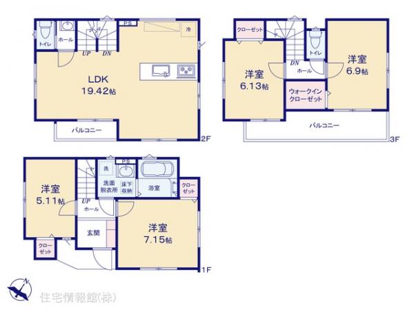 新築戸建 埼玉県さいたま市緑区東浦和４丁目18-13 JR武蔵野線東浦和駅 4,980万円