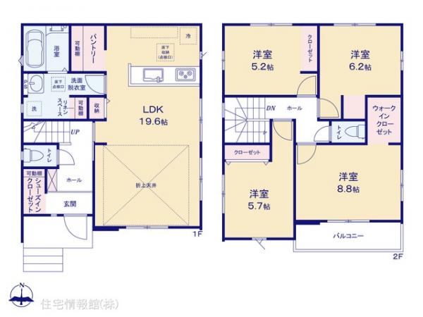 新築戸建 千葉県我孫子市船戸３丁目1159-24 JR常磐線（上野〜取手）我孫子駅 3,999万円