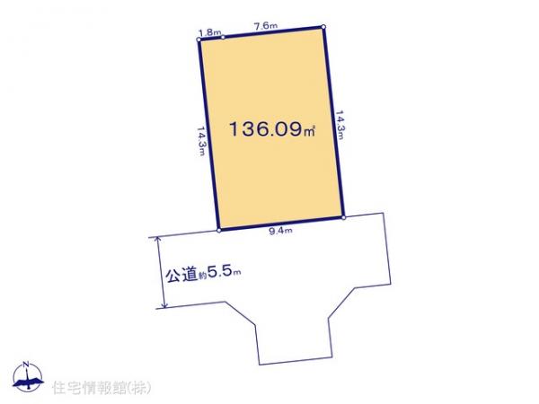 土地 千葉県我孫子市中峠1123-1 JR成田線湖北駅 1,688万円