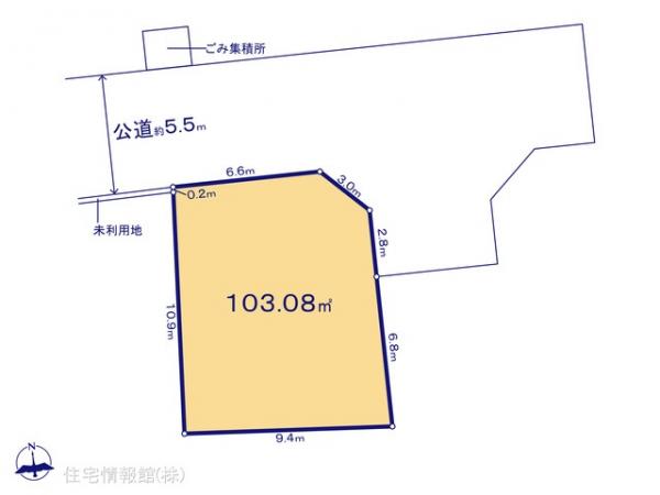 土地 千葉県我孫子市中峠1123-1 JR成田線湖北駅 1,388万円