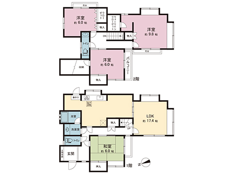 中古戸建 川崎市麻生区王禅寺東３丁目 小田急線新百合ヶ丘駅 5,180万円