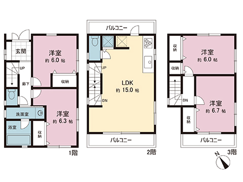中古戸建 川崎市宮前区南平台 東急田園都市線宮前平駅 3,480万円