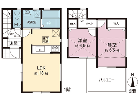 新築戸建 横浜市青葉区もえぎ野 東急田園都市線青葉台駅 4,780万円