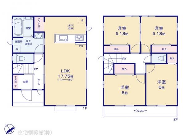 新築戸建 埼玉県久喜市吉羽１丁目25-1 JR東北本線（宇都宮線）久喜駅 3,490万円