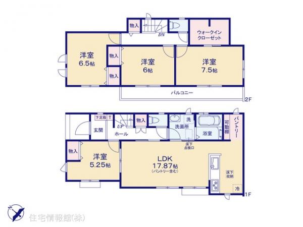 新築戸建 千葉県船橋市咲が丘３丁目12-4 新京成電鉄線二和向台駅 3,990万円