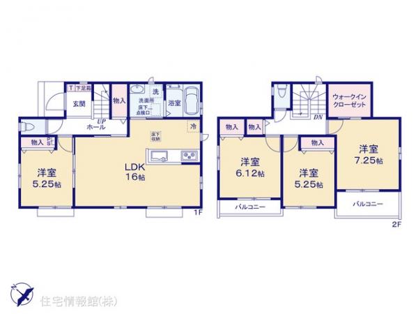 新築戸建 千葉県船橋市咲が丘３丁目12-4 新京成電鉄線二和向台駅 3,690万円