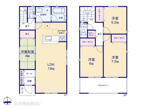 新築戸建 埼玉県川口市大字前野宿 埼玉高速鉄道鳩ケ谷駅 3,680万円