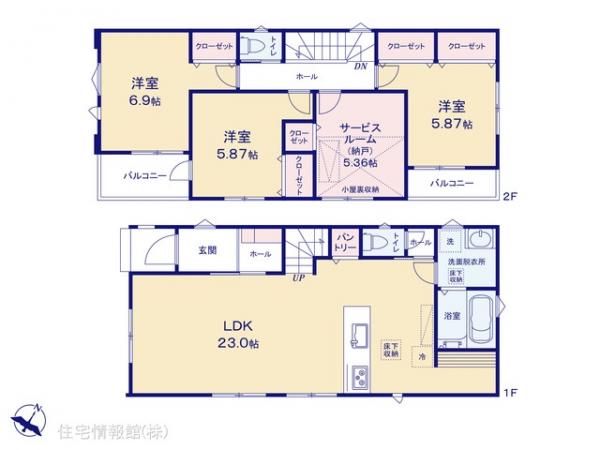 新築戸建 埼玉県さいたま市北区奈良町93-9 JR高崎線宮原駅 3,980万円
