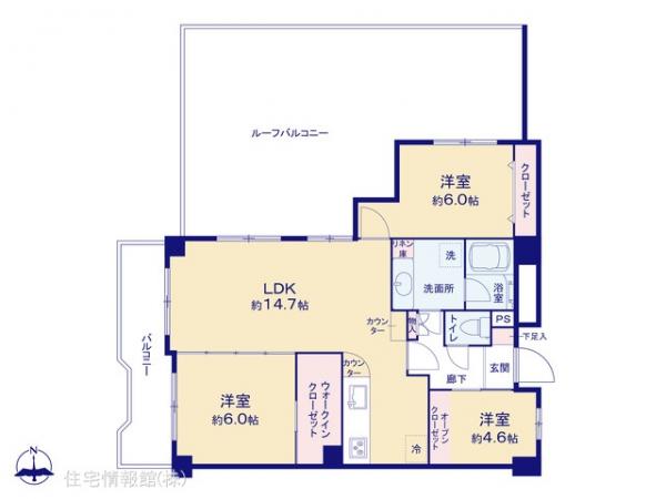 中古マンション 神奈川県茅ヶ崎市元町6-13 JR東海道本線(東京〜熱海)茅ヶ崎駅 3,980万円