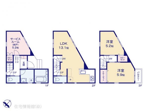新築戸建 神奈川県横浜市金沢区平潟町 シーサイドライン野島公園駅 2,680万円
